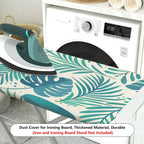 1-Piece Tropical Leaf Pattern Greenery  Ironing Board Cover, Universal Size, Without Board