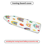 1-Piece Rainbow Star Heart  Ironing Board Cover, Universal Size, Without Board
