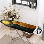 1-Piece Starry Night Cat Moon  Ironing Board Cover, Universal Size, Without Board