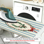1-Piece Christmas Holly Festive  Ironing Board Cover, Universal Size, Without Board