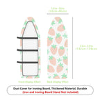 1-Piece Strawberry White Green Decorative  Ironing Board Cover, Universal Size, Without Board