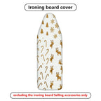 1-Piece Christmas Reindeer Snowflakes  Ironing Board Cover, Universal Size, Without Board