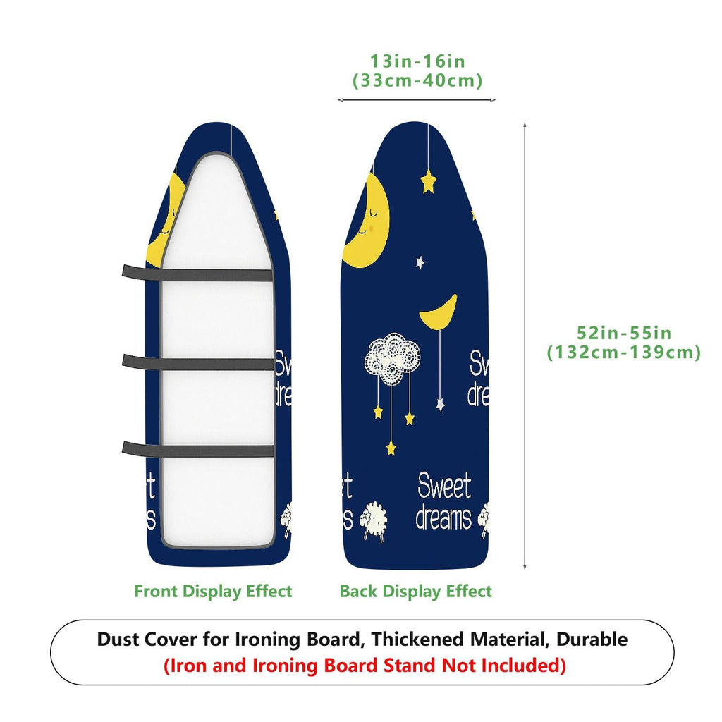 1-Piece Moon Star Sweet Dream  Ironing Board Cover, Universal Size, Without Board