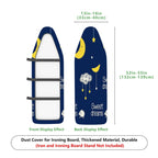 1-Piece Moon Star Sweet Dream  Ironing Board Cover, Universal Size, Without Board