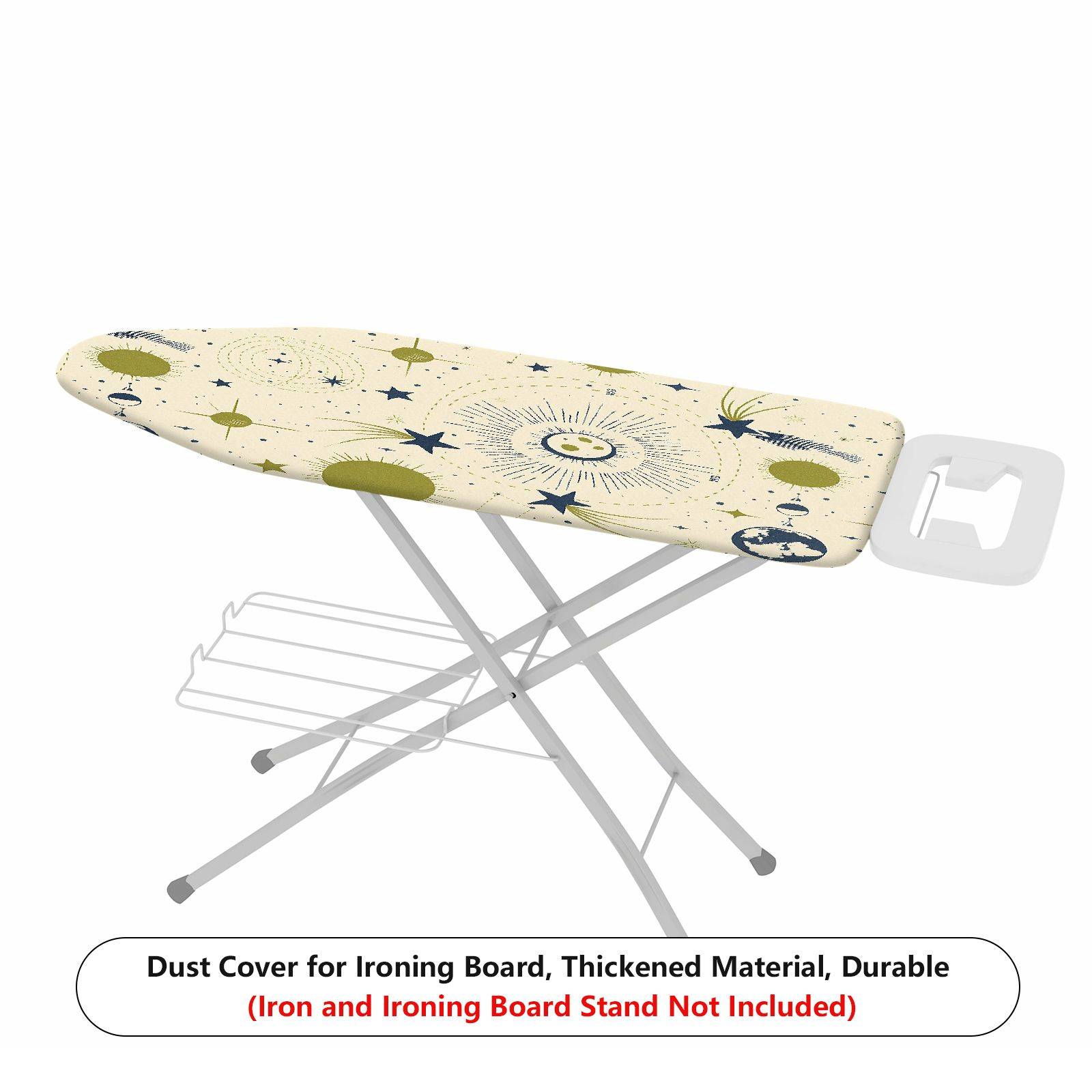 1-Piece Starry Universe Cosmic  Ironing Board Cover, Universal Size, Without Board