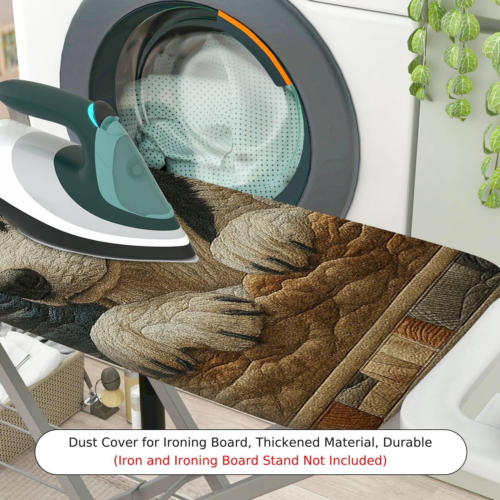 1-Piece Dog Animal Nature  Ironing Board Cover, Universal Size, Without Board