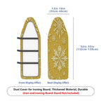 1-Piece Snowflake Christmas Winter  Ironing Board Cover, Universal Size, Without Board