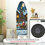 1-Piece Christmas Winter Santa  Ironing Board Cover, Universal Size, Without Board