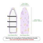 1-Piece Moon Star Rabbit  Ironing Board Cover, Universal Size, Without Board