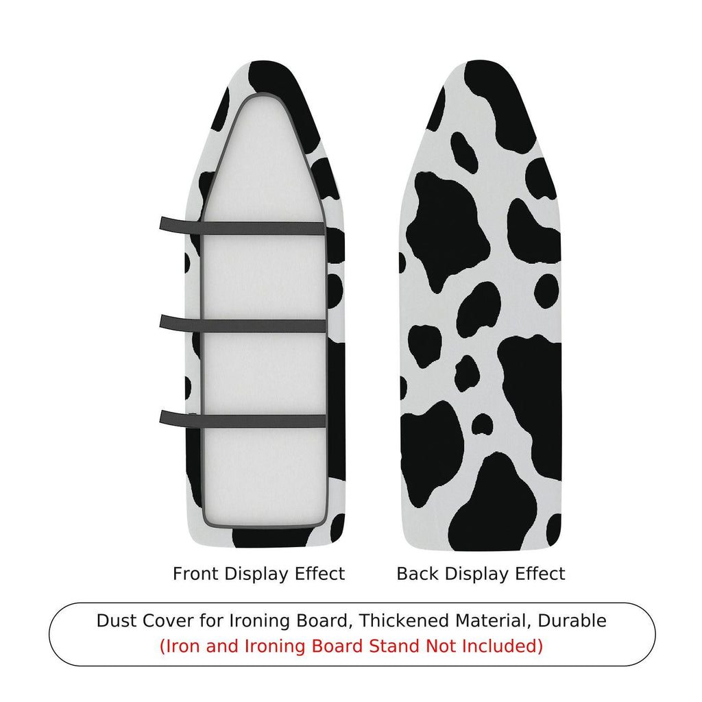 1-Piece Black White Animal Print  Ironing Board Cover, Universal Size, Without Board