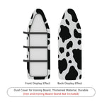 1-Piece Black White Animal Print  Ironing Board Cover, Universal Size, Without Board
