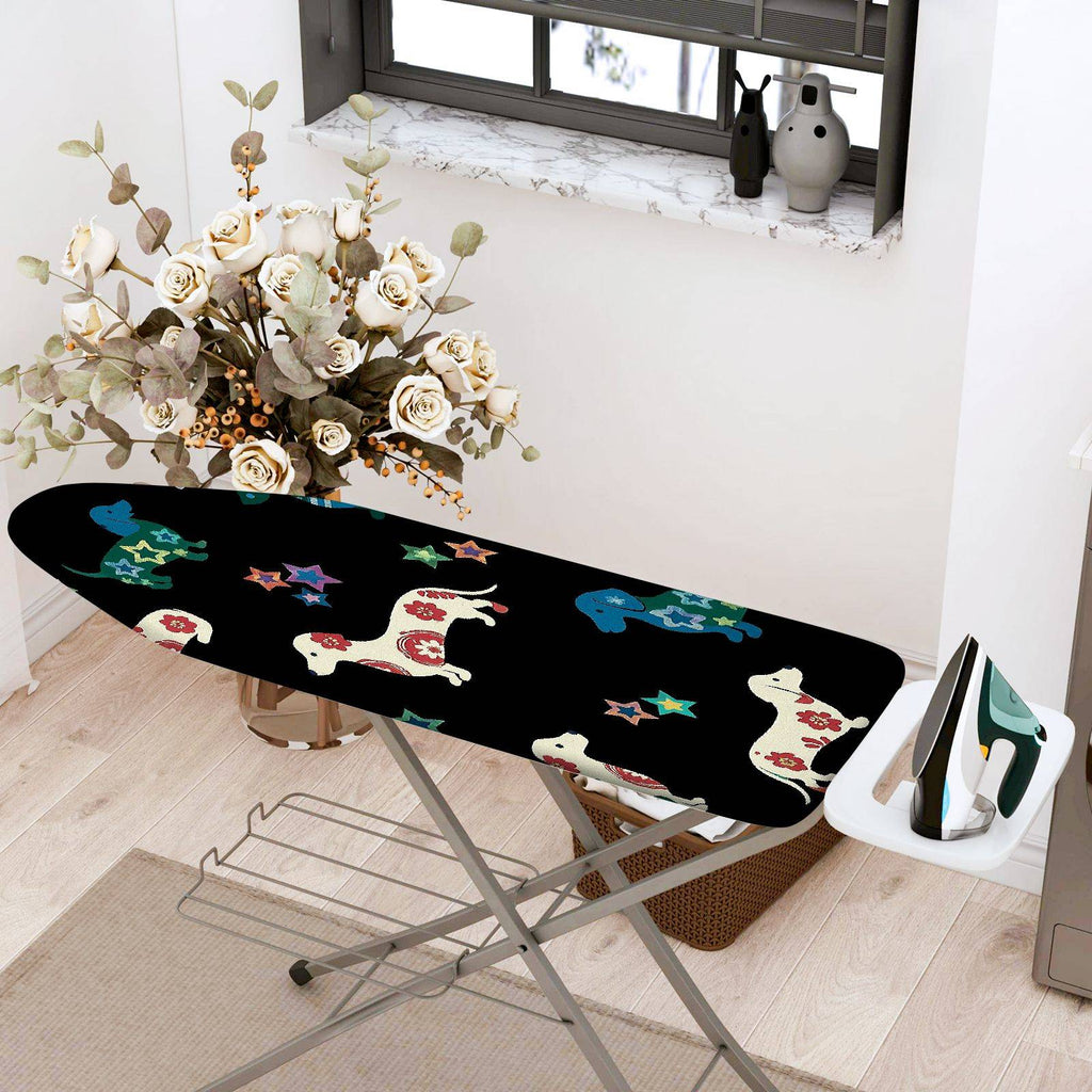 1-Piece Dog Star Print  Ironing Board Cover, Universal Size, Without Board