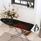 1-Piece Black Cat Rose Elegant  Ironing Board Cover, Universal Size, Without Board