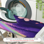 1-Piece Cat Floral Galaxy  Ironing Board Cover, Universal Size, Without Board