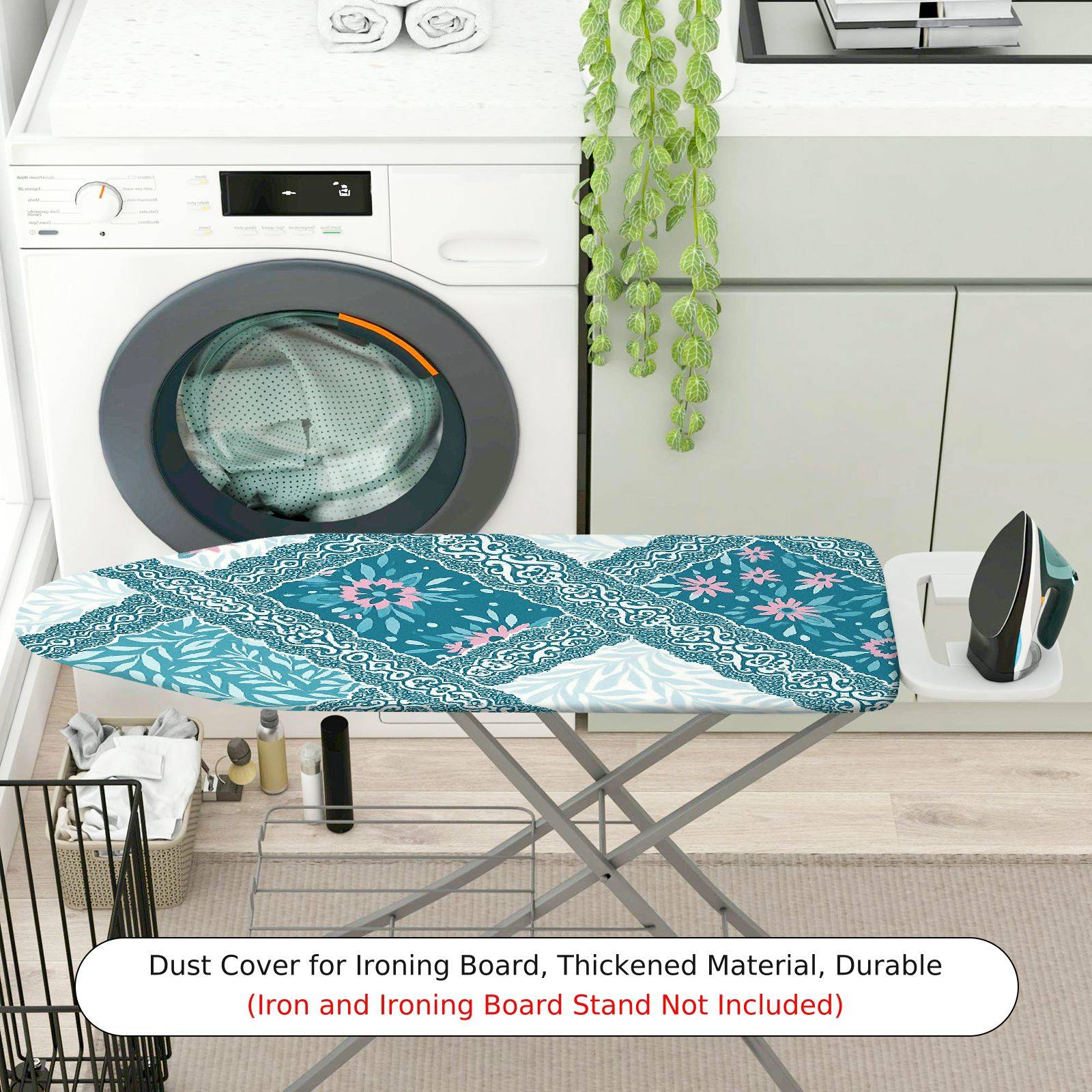 1-Piece Floral Bohemian Retro  Ironing Board Cover, Universal Size, Without Board