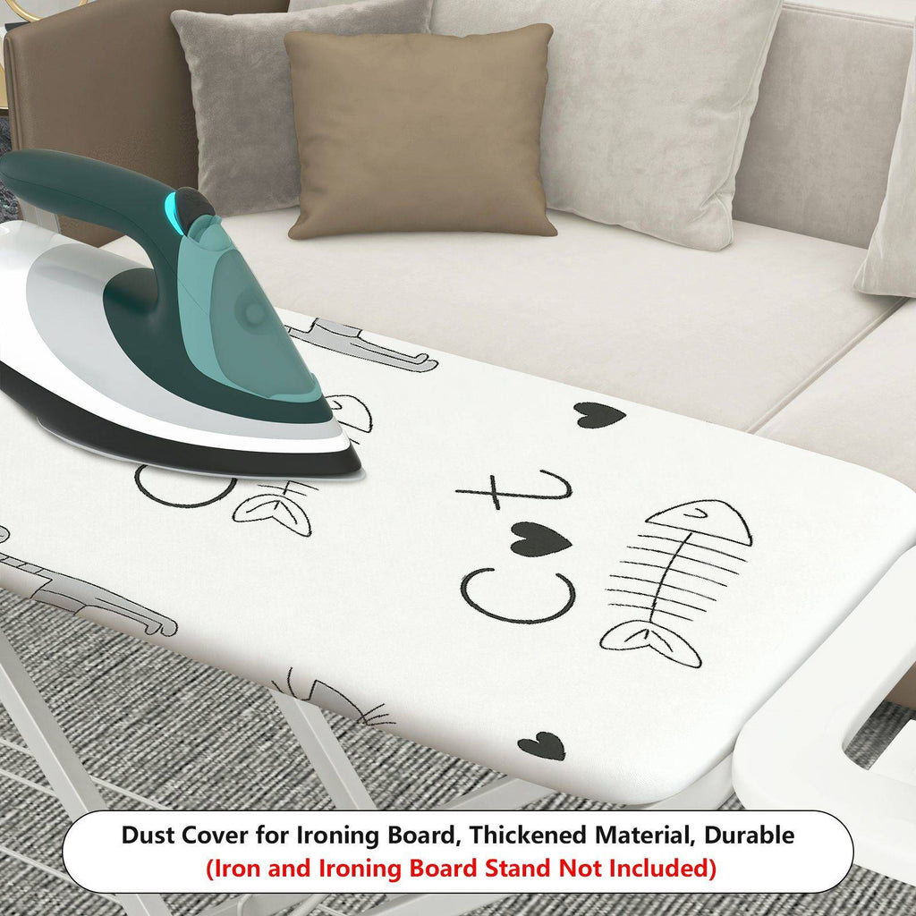 1-Piece Cat Fish Paw  Ironing Board Cover, Universal Size, Without Board