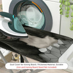 1-Piece Dog Black Cute  Ironing Board Cover, Universal Size, Without Board