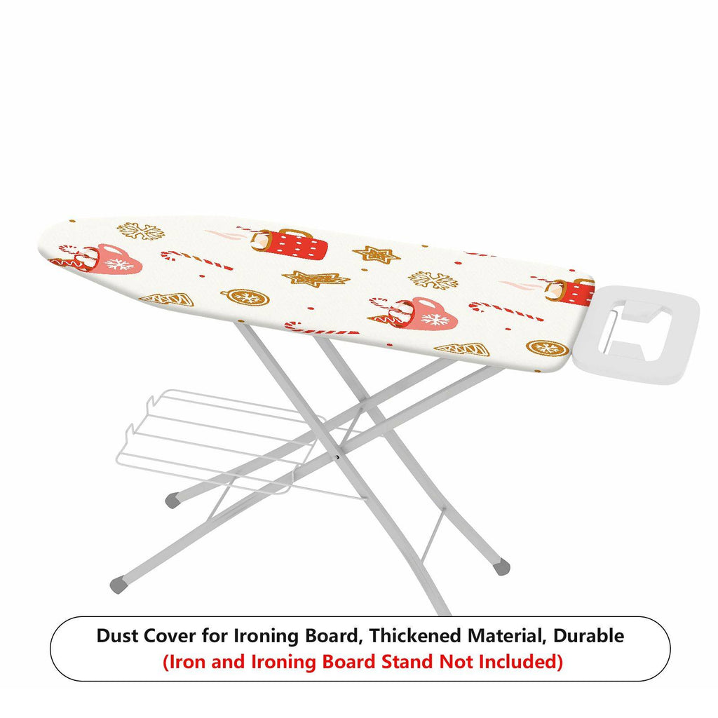 1-Piece Christmas Candy Mug Star  Ironing Board Cover, Universal Size, Without Board