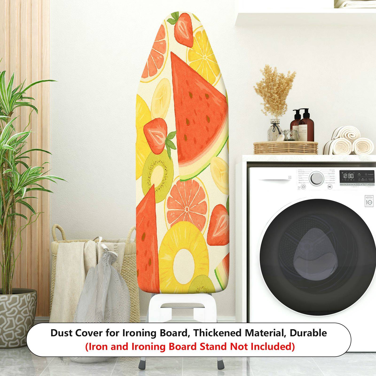 1-Piece Watermelon Fruit Tropical  Ironing Board Cover, Universal Size, Without Board