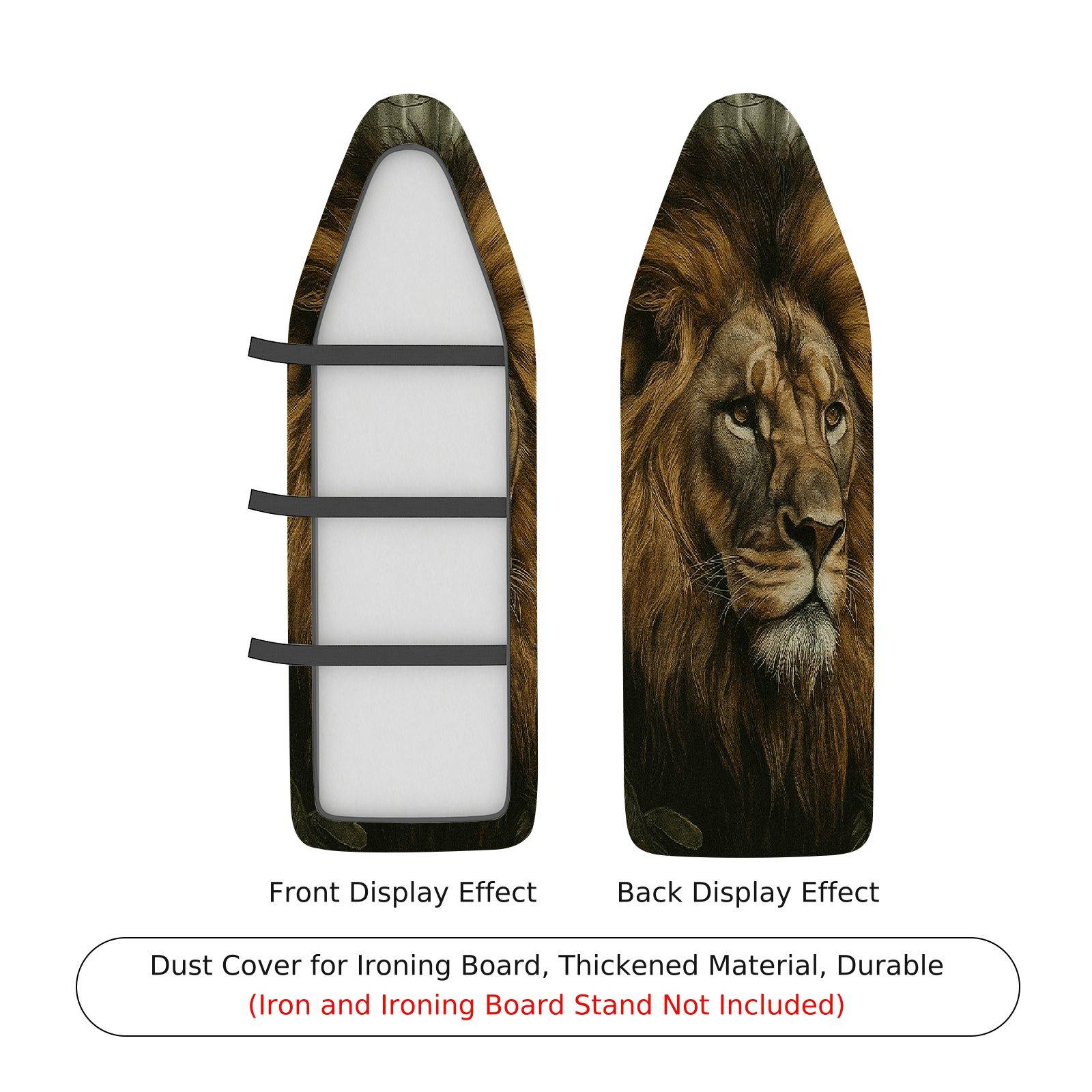 1-Piece Animal Wildlife King  Ironing Board Cover, Universal Size, Without Board