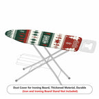 1-Piece Reindeer Christmas Snowflake  Ironing Board Cover, Universal Size, Without Board