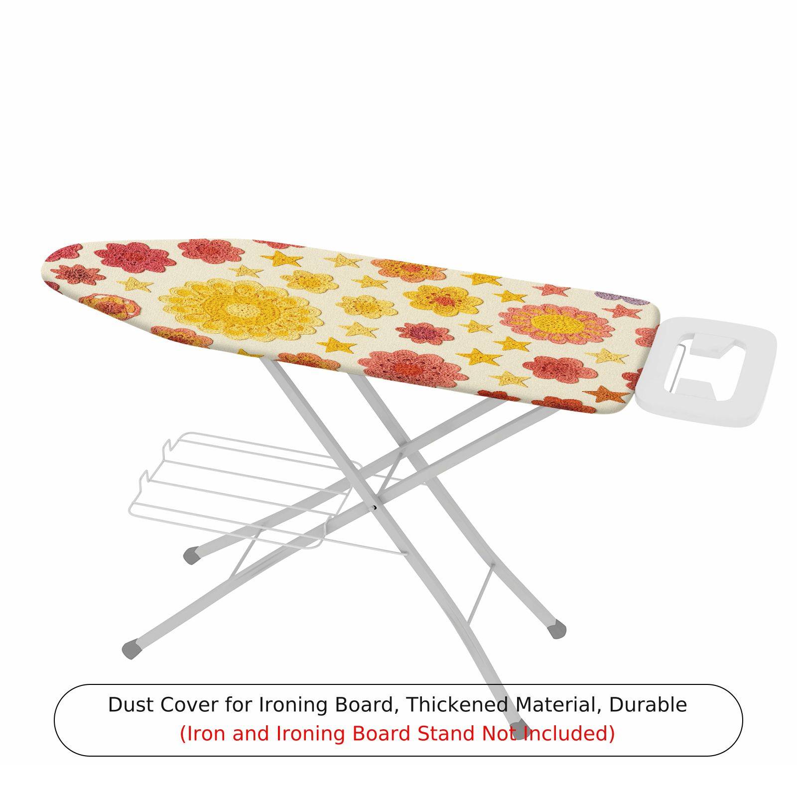 1-Piece Floral Star Colorful  Ironing Board Cover, Universal Size, Without Board