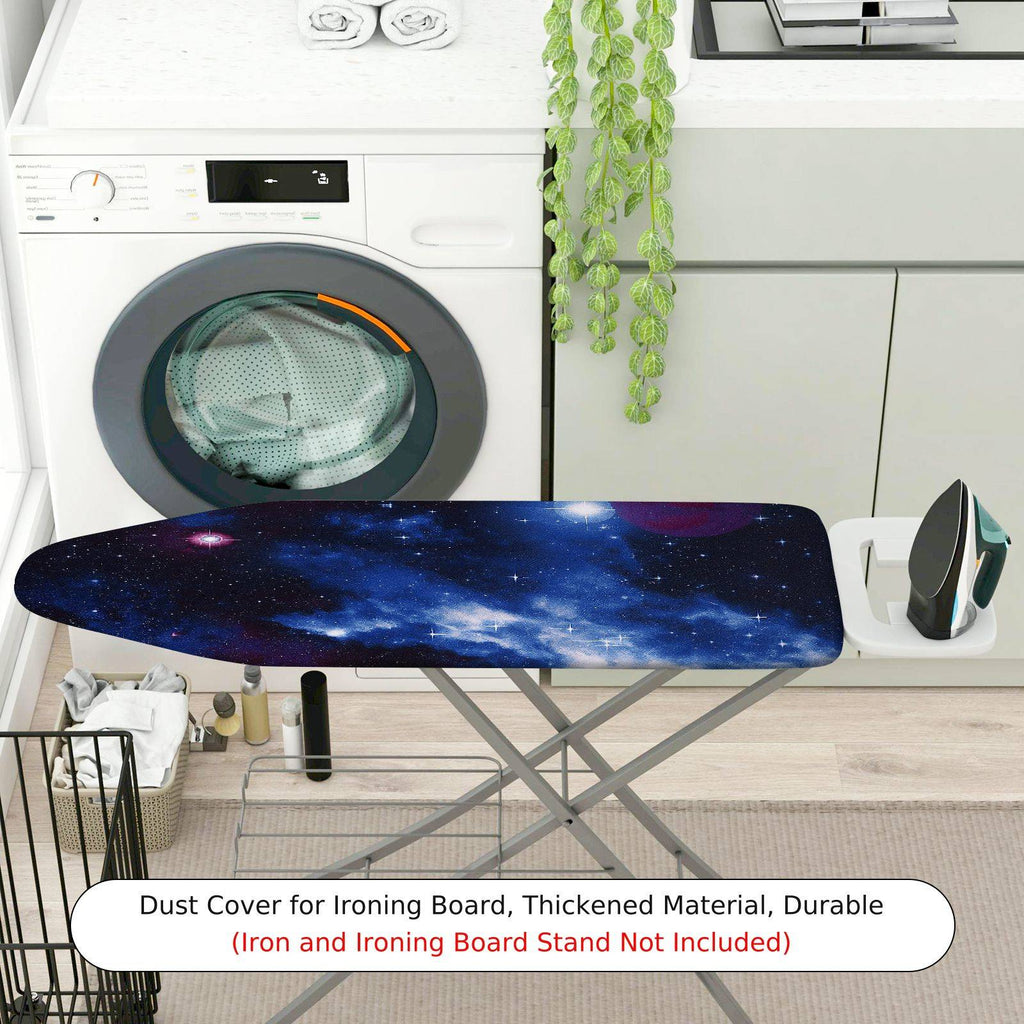 1-Piece Galaxy Starry Night Sky  Ironing Board Cover, Universal Size, Without Board