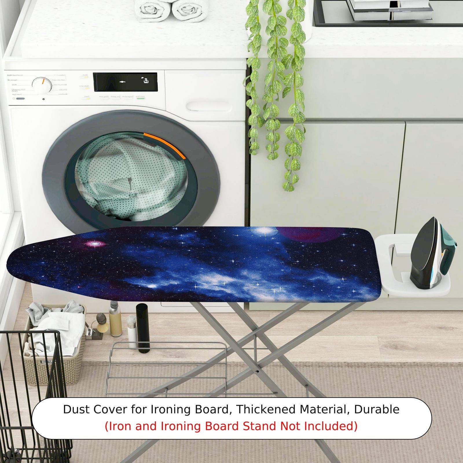 1-Piece Galaxy Starry Night Sky  Ironing Board Cover, Universal Size, Without Board