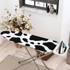 1-Piece Black White Animal Print  Ironing Board Cover, Universal Size, Without Board