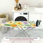 1-Piece Tropical Floral Pineapple  Ironing Board Cover, Universal Size, Without Board