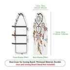 1-Piece Feather Dreamcatcher Butterfly  Ironing Board Cover, Universal Size, Without Board