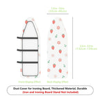 1-Piece Strawberry Floral  Ironing Board Cover, Universal Size, Without Board