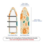 1-Piece Colorful Abstract Star Sun  Ironing Board Cover, Universal Size, Without Board
