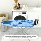1-Piece Star Pattern Blue Theme Laundry  Ironing Board Cover, Universal Size, Without Board