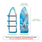 1-Piece Shell Starfish Ocean  Ironing Board Cover, Universal Size, Without Board