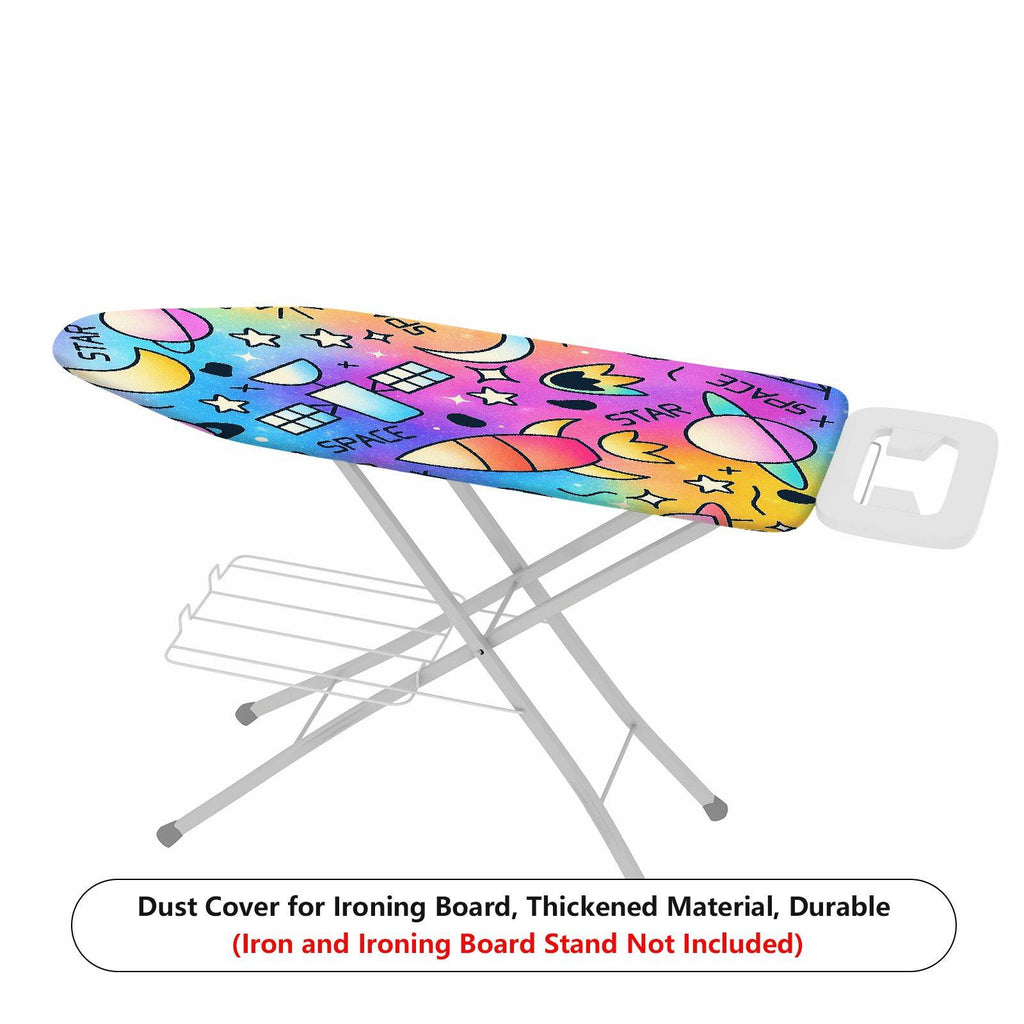 1-Piece Space Star Rocket  Ironing Board Cover, Universal Size, Without Board