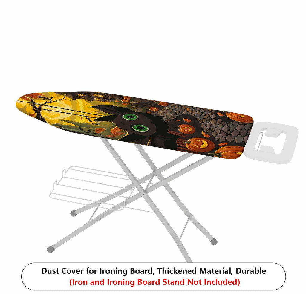 1-Piece Halloween Pumpkin Cat  Ironing Board Cover, Universal Size, Without Board
