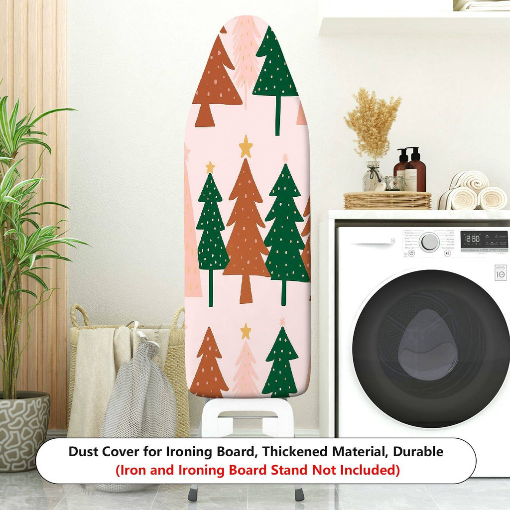 1-Piece Christmas Tree Star Pattern  Ironing Board Cover, Universal Size, Without Board