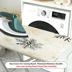 1-Piece Snowflake Christmas Winter  Ironing Board Cover, Universal Size, Without Board