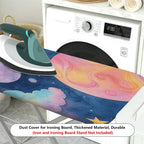 1-Piece Galaxy Space Planet Star  Ironing Board Cover, Universal Size, Without Board