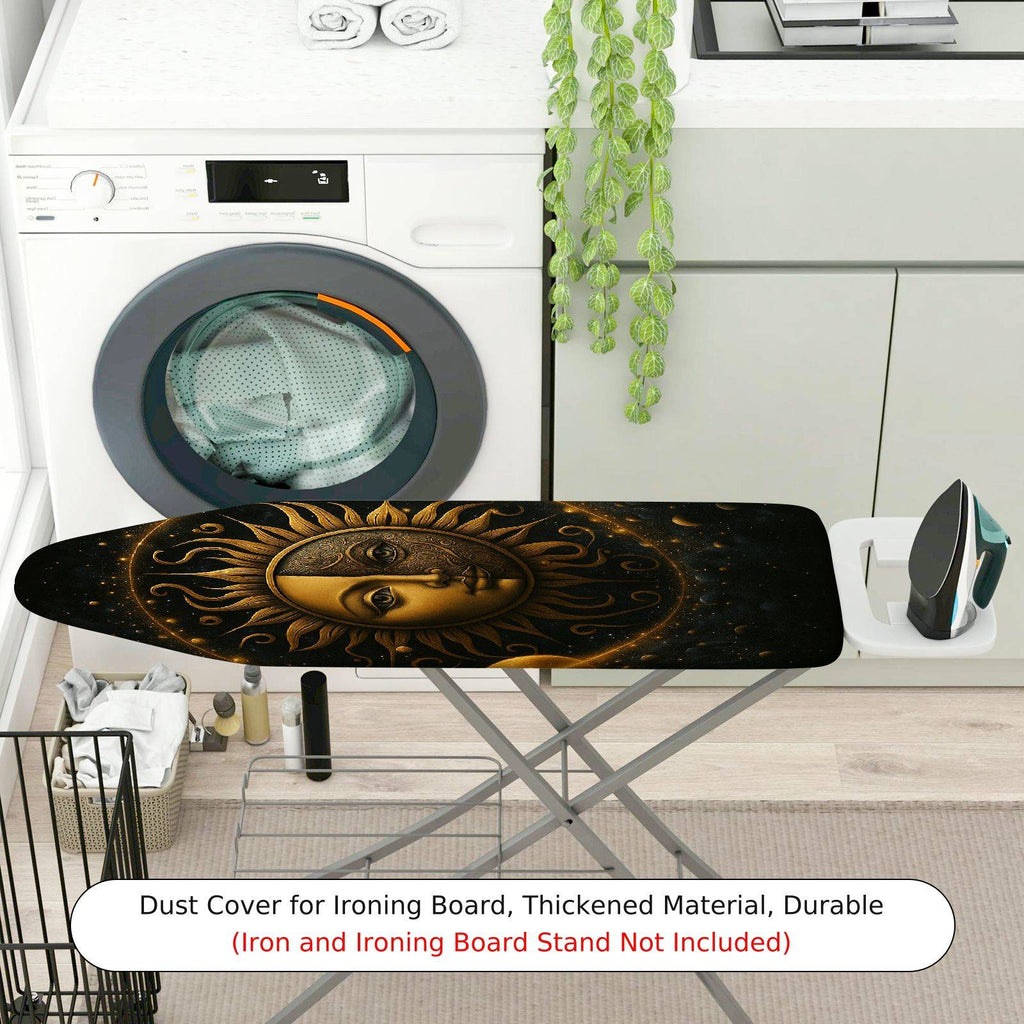 1-Piece Sun Moon Stars  Ironing Board Cover, Universal Size, Without Board