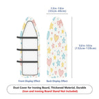 1-Piece Hearts Stars Bow  Ironing Board Cover, Universal Size, Without Board