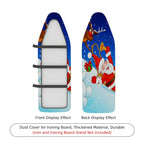 1-Piece Christmas Santa Reindeer Snow  Ironing Board Cover, Universal Size, Without Board