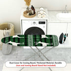 1-Piece Reindeer Plaid Green  Ironing Board Cover, Universal Size, Without Board