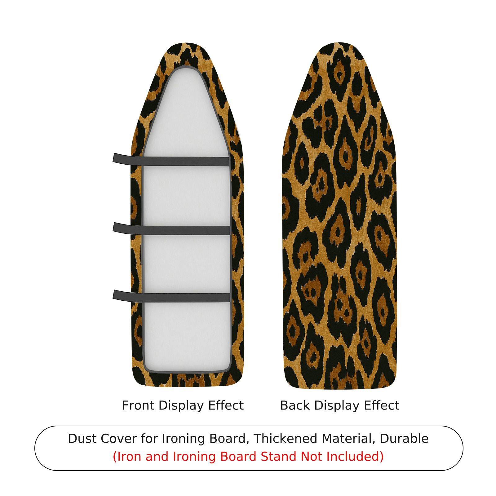 1-Piece Leopard Animal Print Fashion  Ironing Board Cover, Universal Size, Without Board