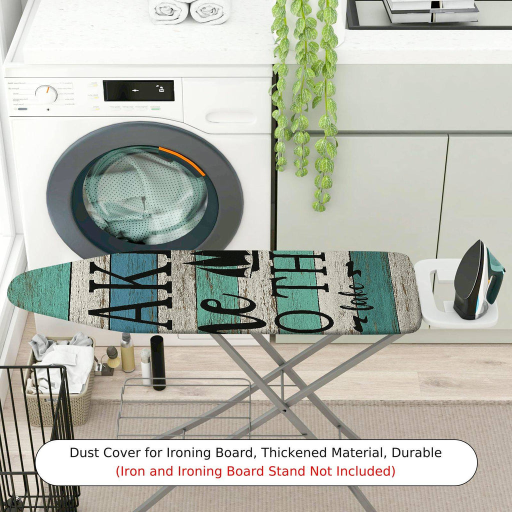 1-Piece Blue Striped Nautical Vintage  Ironing Board Cover, Universal Size, Without Board
