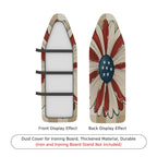 1-Piece American Star Flower Red  Ironing Board Cover, Universal Size, Without Board