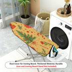 1-Piece Christmas Tree Candy Flower  Ironing Board Cover, Universal Size, Without Board