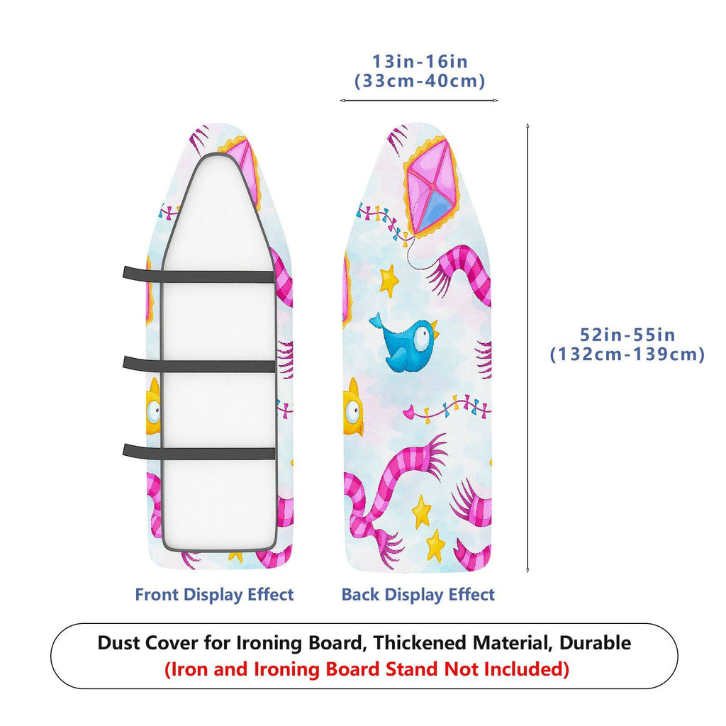 1-Piece Bird Kite Star  Ironing Board Cover, Universal Size, Without Board