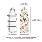 1-Piece Christmas Reindeer Snowflake  Ironing Board Cover, Universal Size, Without Board